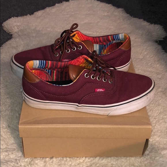 vans era 59 burgundy